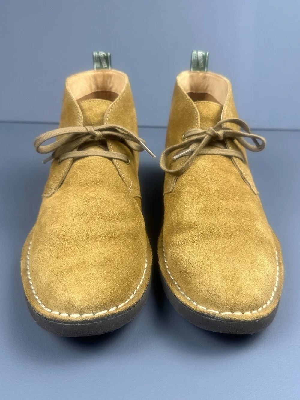 Polo Ralph Lauren Talan Chukka Boots Mens 8.5D Desert Tan Suede Desert Boots